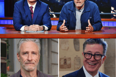 They Thought Canceling Stephen Colbert Was Just Another Business Move — But Now Jon Stewart Has Joined Forces With Him in a Shadowy Alliance That Insiders Say Could Unleash a Nuclear-Level Scandal Capable of Destroying CBS From the Inside Out, Wiping Out Executives, Exposing Years of Dirty Secrets, and Forever Changing the Face of Late-Night Television as We Know It — A Bombshell Plot That Industry Insiders Whisper Might Already Be Underway in New York’s Hidden Corners, With Every Passing Day Bringing the Network Closer to Collapse
