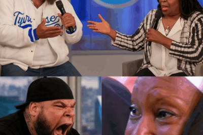 The instant Whoopi yelled, “CUT IT! GET HIM OFF MY SET!” the damage was already done. Tyrus had stormed through The View’s echo chamber like a wrecking ball, every explosive moment captured on camera.  “YOU DON’T GET TO LECTURE ME FROM BEHIND A SCRIPT!” he fired back, locking eyes with Joy Behar, who had just mocked his perspective. “I’M NOT HERE FOR APPLAUSE — I’M HERE TO EXPOSE THE TRUTH YOU KEEP BURYING!”  A stunned silence gripped the studio… then chaos erupted.  Ana Navarro tried to step in, branding him “toxic,” but Tyrus barely blinked: “TOXIC IS REPEATING LIES FOR RATINGS. I SPEAK FOR EVERYONE WHO’S FED UP WITH YOUR FAKE MORALITY!”  Rising to his feet, towering over the astonished panel, he delivered his parting shot: “YOU INVITED A CLOWN. YOU GOT A FIGHTER. GOOD LUCK WITH YOUR SCRIPTED SHOW. I’M DONE.”  Social media exploded. Audiences were fiercely divided. But whether you love him or loathe him—Tyrus didn’t just leave The View… he blew the lid off.  𝙁𝙪𝙡𝙡 𝙨𝙩𝙤𝙧𝙮 𝙗𝙚𝙡𝙤𝙬: 👇
