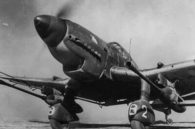 The Ju 87G was the tank-busting variant of the famous Stuka dive bomber, equipped with two Bordkanone 37mm guns beneath its wings. This Ju 87G-1 belonged to Hans-Ulrich Rudel, the Luftwaffe’s most decorated pilot. By 1944, Rudel used this aircraft to devastating effect against Soviet armor on the Eastern Front.