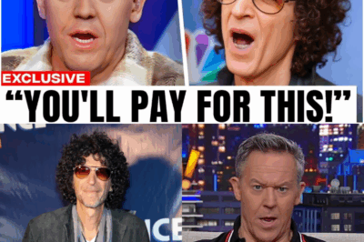 Whispers, Smirks, and a Crown Shattered — Greg Gutfeld’s Live TV Ambush Left Howard Stern Frozen in Silence, His Rebel Legacy in Ruins… The ‘King of All Media’ Exposed as a Hollywood-Elite Servant He Once Mocked. Was This the Exact Moment Stern’s Empire Collapsed, and Why Didn’t He Fight Back