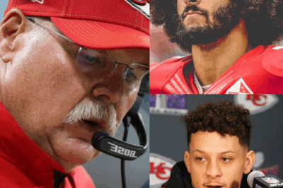 Patrick Mahomes drops a bombshell, boldly warning Team Kansas City Chiefs: “The moment Colin Kaepernick steps onto this team, I’m out—gone for good!” The team’s head coach ” Andy Reid ” immediately fires back with a response…