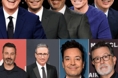 CBS Thought Silencing Colbert Would Kill the Story—But Fallon, Kimmel, Meyers, and Oliver Just Turned Late-Night TV Into a Battlefield, Hollywood Into a War Zone, and Monday Night Into the Biggest On-Air Rebellion in Comedy History, With Careers, Millions, and the Future of Television Hanging in the Balance, Leaving Every Network Executive Shaking, Every Fan Divided, and Every Comedian in America Forced to Choose a Side Before the Curtain Rises and the World Watches What Could Be the Most Explosive Broadcast Showdown Ever Seen