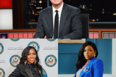CBS SAID HE WAS FINISHED — COLBERT JUST SENT THEM THE FUNERAL FLOWERS, THEN SHOCKED HOLLYWOOD BY BRINGING JASMINE CROCKETT AS HIS FIRST GUEST, TURNING HIS COMEBACK INTO A REVENGE TOUR THAT LEFT CBS GASPING FOR AIR AND LATE-NIGHT TELEVISION TREMBLING AT HIS PROMISE TO CHANGE IT FOREVER