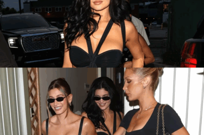 Hailey Bieber, Kylie Jenner and Bella Hadid Enjoy Glamorous Girls’ Night in Hollywood