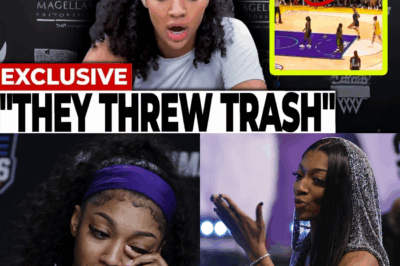 EXCLUSIVE: Angel Reese CRIES After FANS PELT Her With GARBAGE – HEARTBREAKING Moment!