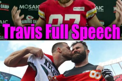 Travis Kelce Breaks Down in Heart-Wrenching, Never-Before-Seen Speech at Chiefs Training Camp – Fans Stunned as NFL Star Opens Up About Struggles, Dreams, and Unseen Battles Behind the Glory