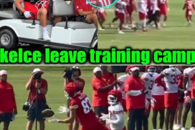 Travis Kelce’s Shocking Exit from Chiefs’ Training Camp: A Fiery Confrontation and an Unsettling Ambulance Sighting