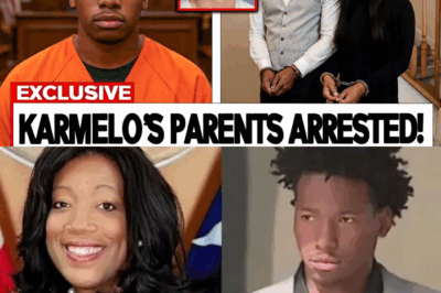 “Carmelo Anthony’s Parents Caught in Shocking $10M GoFundMe Scandal: Alleged Plot to Murder Exposed!” In an unprecedented twist, Carmelo Anthony’s parents have been arrested after authorities uncovered their involvement in a jaw-dropping $10M GoFundMe scam. Reports suggest the funds were intended for a chilling plot to murder an individual for insurance money. The investigation is ongoing, and shocking new details continue to emerge.