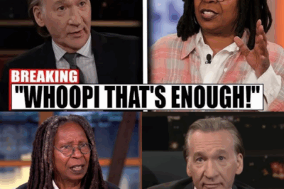 “Damn it, nobody saw this coming — Bill Maher just exposed Whoopi Goldberg on live television! What exactly did he reveal that left the audience stunned and the internet on fire? Was it a hidden truth about her career, her political stances, or personal controversies she thought were buried forever? Why did Maher choose this moment, in front of millions, to drop such a bombshell? And what does it mean for Goldberg’s future on The View? Could this revelation ignite a battle between two outspoken media giants, forcing the public to pick sides? Is this about freedom of speech, or is it a calculated attack meant to silence one of Hollywood’s most powerful voices? And how will other celebrities react — will they rally behind Whoopi, or distance themselves to protect their own reputations? Above all, if Maher truly exposed something shocking, how will the public respond to learning a side of Goldberg they never imagined? Could this live-TV moment reshape the future of daytime television forever?”