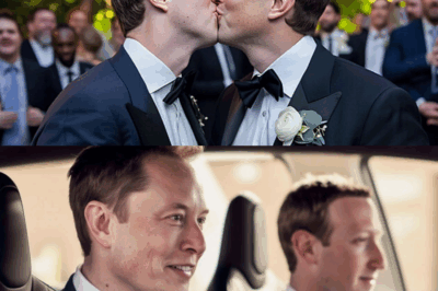 BREAKING: Elon Musk and Mark Zuckerberg Tie the Knot in Surprise Secret Wedding – Internet Erupts Over Viral Kiss Photo!       In what can only be described as the most unexpected twist of the decade, tech titans Elon Musk and Mark Zuckerberg have apparently put aside their business rivalries — and maybe even the laws of reality — to become husbands in a secret, star-studded ceremony that has sent shockwaves through Silicon Valley and the entire internet.  Photos from the lavish evening event surfaced earlier today, showing the pair dressed in matching tuxedos, complete with white rose boutonnieres, locked in a romantic kiss under a canopy of lights, as dozens of stunned guests looked on. While neither Musk nor Zuckerberg has confirmed the wedding publicly, insiders say the event took place last Saturday at an undisclosed luxury estate in Napa Valley, California.