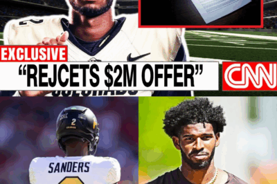 NFL in Crisis as Shedeur Sanders Makes Jaw-Dropping Move, Rejecting $2M Contract Offer – What’s Behind This Unbelievable Decision?