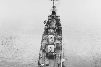 The former German destroyer Z39 underway off Boston, Massachusetts (USA), on 12 September 1945. The U.S. Navy designated the destoyer DD-939.