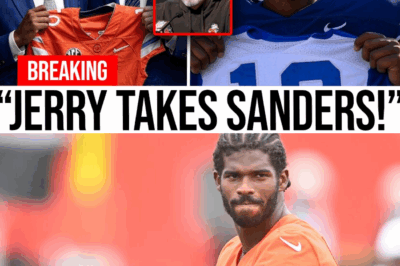 BREAKING: Explosive News! Jerry Jones is Quietly Plotting to Target Shedeur Sanders, and the Browns Owner is Absolutely LIVID! What Does This Stealth Move Mean for Sanders’ Future, the Dallas Cowboys, and the Entire NFL? Could a Major Trade Be in the Works? The Tension is Rising!