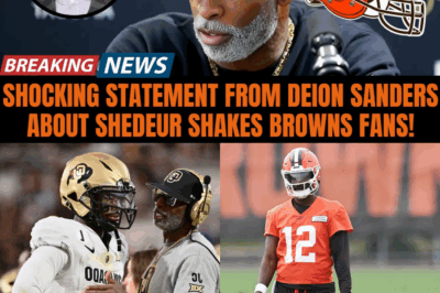 Explosive Revelation: Deion Sanders Finally Breaks His Silence on Shedeur, Revealing Shocking Insights Just Before the Browns’ Season Opener—What Did He Say? This Could Change Everything for the Team and Fans!