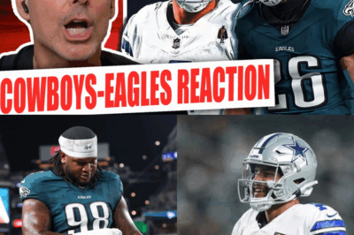 Explosive Cowboys vs. Eagles Showdown: Dallas Dominates with Stunning Performance, But Dak Prescott and Jalen Carter’s ‘Spitgate’ Scandal Steals the Spotlight—What Really Happened? Fans Are Reacting in Shock!
