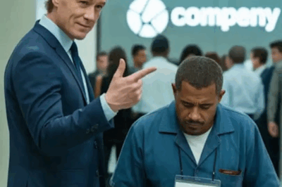 From Arrogance to Instant Karma: Powerful CEO Publicly Humiliates and Fires a Black Janitor in Front of the Entire Company for a Petty Reason, Believing His Status Makes Him Untouchable — But Just Seconds Later, in a Twist Nobody Saw Coming, the Shocked Board of Directors Steps In, Overturns His Cruel Decision on the Spot, and Fires Him Instead in the Most Unbelievable Corporate Reversal Ever Witnessed, Leaving Employees Cheering and the Once-Untouchable Boss Walking Out in Shame.