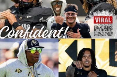 Kaidon Salter Finally BREAKS HIS SILENCE After the Stunning Move by Coach Prime, Who Seemingly BENCHED Him in Favor of Ryan Staub — The Truth Behind the Sh0cking Decision That Has Fans in Total Disbelief and the Football World Asking What Really Happened