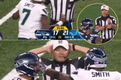 Amazon Broadcasters Stunned as Referee’s Unexpected Hot Mic Reaction to Seahawks Player Leaves Fans Speechless—What Was Really Said That Shocked Everyone Live on Air?