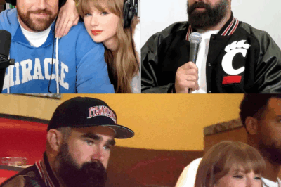 He was brought to tears on his own show. Jason Kelce completely broke down hearing how Taylor Swift described his brother, Travis. It wasn’t just a compliment; it was a revelation that showed she truly sees the man he is. Discover the powerful words that exposed such a raw, emotional moment. See the full story in the comments.
