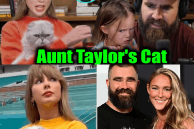 The Purr-fect Defeat: How a Little Girl and a Pop Star Cornered Jason Kelce in a Hilarious Family Showdown
