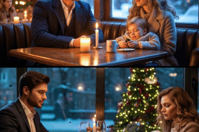 Blind Date on Christmas Eve—The Poor Single Mom Arrived Late, but the CEO Waited Anyway… BB