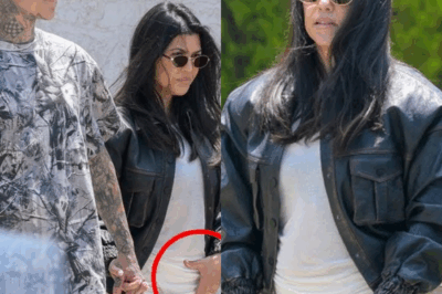 Could This Be True? A Surprising, Leaked Snapshot of What Looks Like Kourtney Kardashian’s Baby Bump Sends the Internet Into a Frenzy of ‘Is She Pregnant Again?’ Speculation — But Is the Photo Real or Just an Optical Illusion?