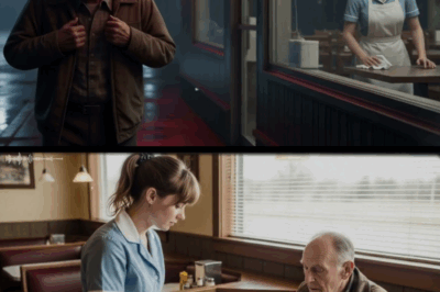 A Waitress Secretly Fed an Old Man Every Day — One Morning, Two SUVs Pulled Up to Her Diner BB