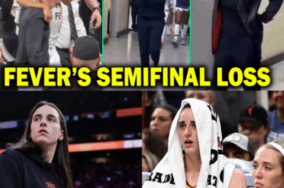 Heartbreak in Silence: Caitlin Clark and the Indiana Fever’s Crushing Semifinal Exit BB