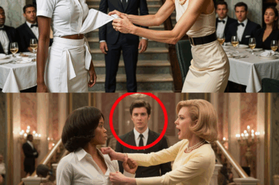 RACIST WOMAN TORE THE DRESS THINKING SHE WAS JUST A BLACK WAITRESS – HER MILLIONAIRE HUSBAND SAW… BB