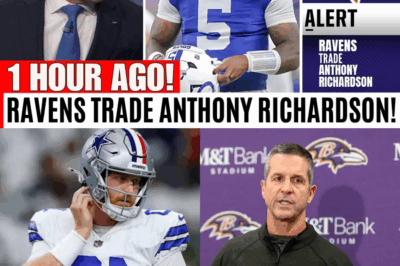 AFC NORTH IN SHOCK: Lamar Jackson’s Injury Plunges Ravens into Crisis, Igniting Blockbuster Anthony Richardson Trade Scenario BB