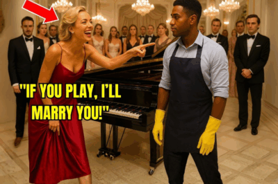 If You Can Play This Piano, I’ll Marry You! — Billionaire Mocked; Black Janitor Played Like a Genius