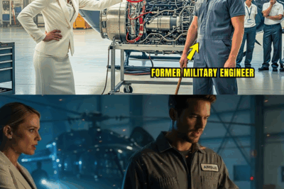 “Fix this helicopter, I’ll kiss you right now” — CEO Mocked the Single Dad Janitor Before Everyone BB