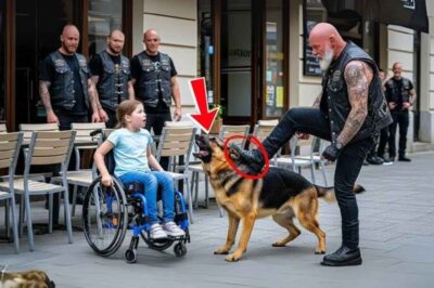 SCH0CKIEREND: Mann tritt Hund eines Mädchens – ohne zu ahnen, dass es sich um einen ausgebildeten Polizeihund handelt!