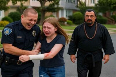 Cop Savagely At.tacks Young Girl—Then Learns She’s Steven Seagal’s Daughter!