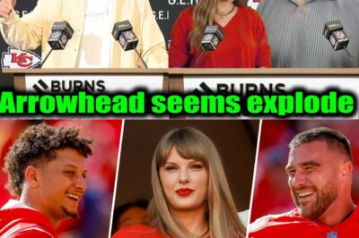 Patrick Mahomes Can’t Contain His Excitement as He Turns Interviewer for Travis Kelce and Fiancée Taylor Swift After the Chiefs’ Thrilling Victory Over the Raiders — What He Asked Surprised Everyone!