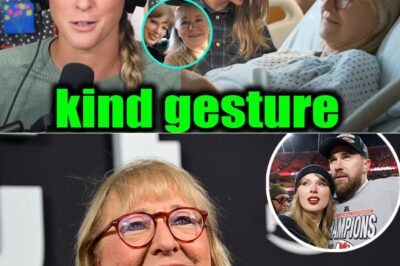 Kylie Kelce Tears Up Recalling Taylor Swift’s Heartfelt Gesture Toward Mom Donna Kelce — The Sweet Moment That Left Everyone