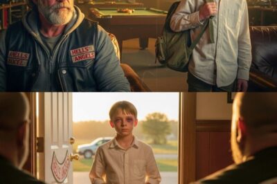Boy With Black Eye Begged Bikers “Be My Dad” — 32 Hells Angels Showed Up at School