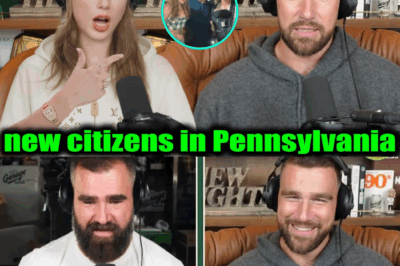 Travis confirms he & Fiancé Taylor Swift have become neighbors with Jason in Pennsylvania on Podcast BB