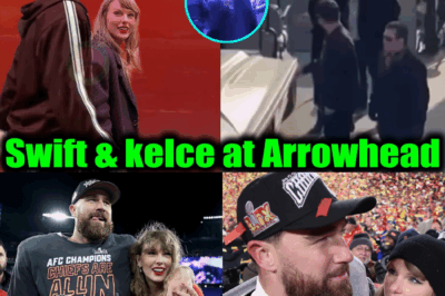 Travis Kelce & Fiancé Taylor Swift arrived the VIP stands at Arrowhead before Chiefs vs Lions game BB