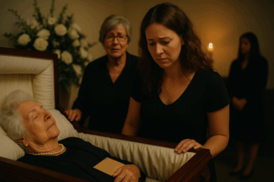 During my grandmother’s funeral, I saw my mother put something in the coffin — what I later found inside left me speechless.