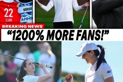 The 1,200% Effect: How Caitlin Clark’s Golf Debut Became a Cultural Earthquake and Exposed the Toxic Culture Clash in Women’s Sports bb