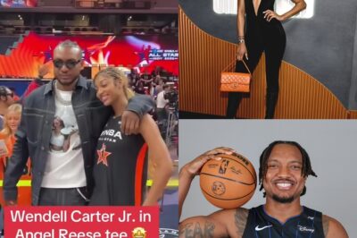 “Caught on camera at the worst possible moment…” A newly surfaced clip is taking over the internet as an NBA star is seen reacting to a question about Angel Reese with a look that fans instantly interpreted as revealing. Though his response was brief, the way he paused, smirked, and glanced away has become the subject of heated debate. Rumors that had been fading suddenly exploded back into the spotlight, with supporters insisting there’s more to the story and skeptics arguing that the moment is being exaggerated. As thousands join the discussion and theories grow wilder by the hour, the situation becomes even more intriguing — click the link to see more.