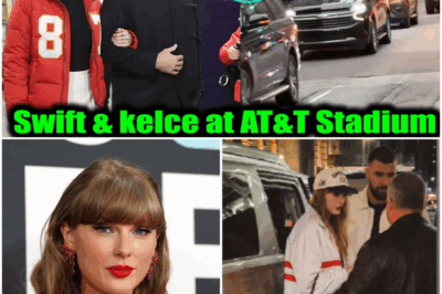Thanksgiving Thunder: Taylor Swift and Fiancé Travis Kelce Ignite AT&T Stadium with Sensational Arrival for Chiefs vs. Cowboys Showdown DT