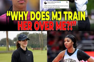 THE GOAT’S CHOICE: Michael Jordan Personally Anoints Caitlin Clark as the Next Multi-Sport Icon in Private Grove XXIII Meeting, Sparking Rival Angel Reese’s Viral Meltdown bb