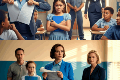 Teacher Calls Janitor’s Daughter a Liar About Her Dad—Went Pale When the Billionaire CEO Showed Up.. DT