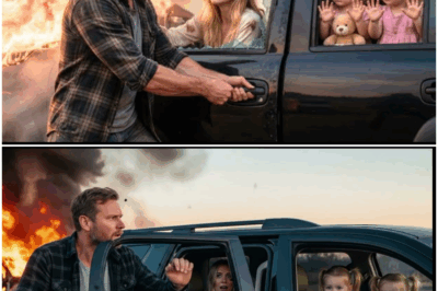 A Mechanic Saved Little Twin Girls From a Burning Car—Next Morning, Helicopters Filled His Farm… DT