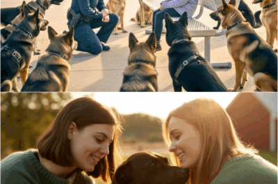 Little Girl Gave a Secret Signal at the Rest Stop — What 14 Police Dogs did Next… DT