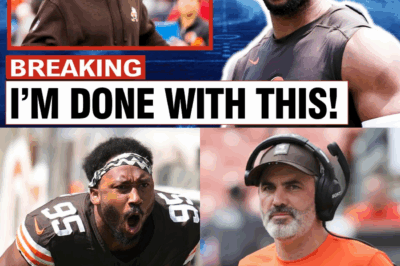 Civil War in Cleveland: Myles Garrett’s Public Takedown of Kevin Stefanski Ignites Locker Room Firestorm, Pushing Browns to Brink of Collapse BB