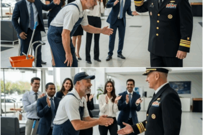 They Laughed at the Janitor in Uniform – Until the SEAL Admiral Called Him ‘Sir’