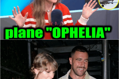 Love at 40,000 Feet: Taylor Swift Confirms Engagement to Travis Kelce and Reveals the “Ophelia” Jet—A Flying Tribute to Their Romance DT